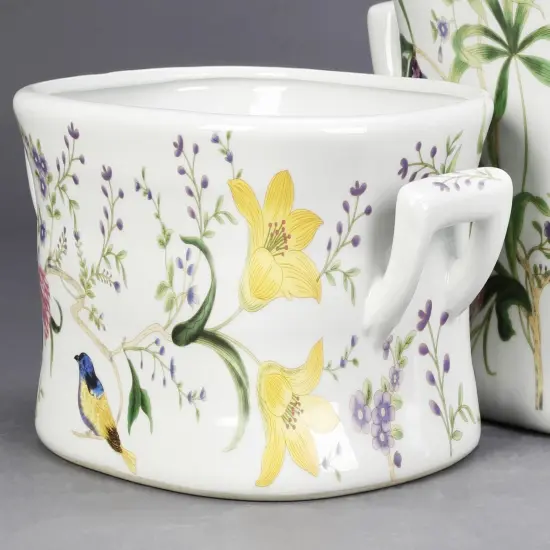 AA Importing Birds and Flower Planter Set Multicolor {4}