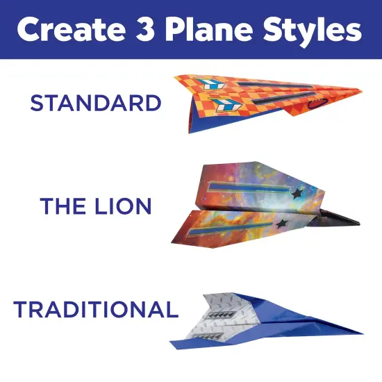 Paper Airplane Squadron - Create 20 Paper Airplanes, Crafts for Boys and Girls, Stocking Stuffers and Gift for Boys, Kids Activities for Ages 6-8+ {5}