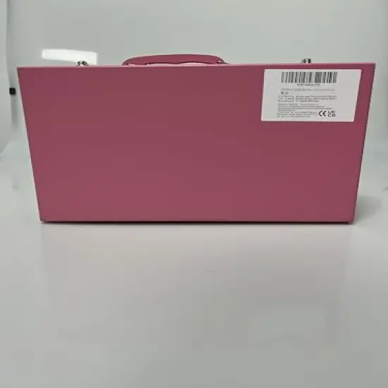 Art Gift for Kids, Art Supplies Case - 139 Piece Art Sets & Crafts Kit with Sketch Pads, Deluxe Wooden Box for Artist Beginners Girls Boys (Rose Pink) {2}