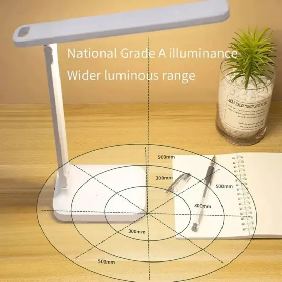 LED Desk Lamp Touch Sensor Reading Foldable Table Lamp Eye Caring Reading Light {2}