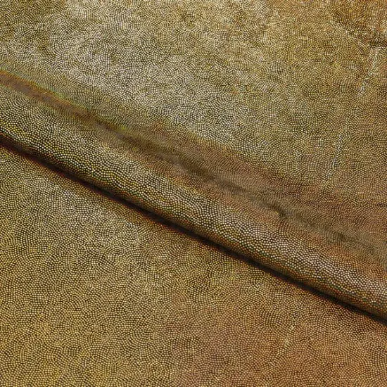 Glorious Foiled on Stretch Velvet Fabric Navy/Royal {5}