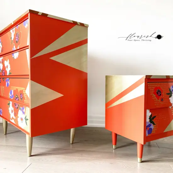 RedesignDecorTransfers&reg;-CECEModernistFloral-Totalsheetsize24x35,cutto2sheets rub-ons {5}