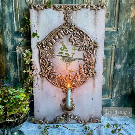 Redesign Decor Moulds&reg; - Wildflower - 8"x5", 8mm thickness Copyright #VA0002330076 {5}