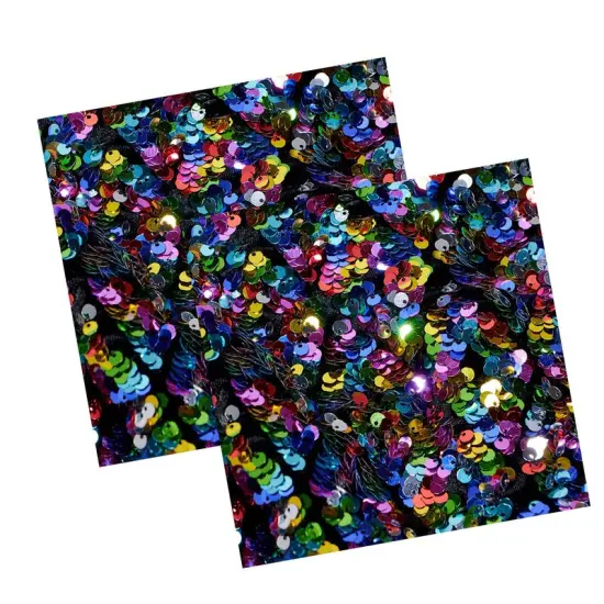 Harley Stretch Velvet Sequin Fabric Single {7}