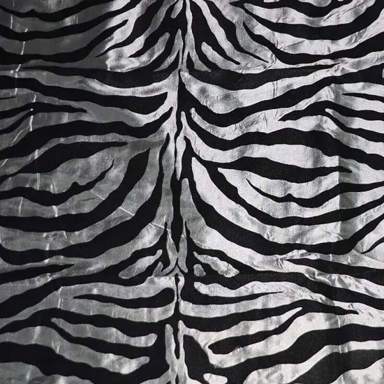 Zebra Flocking Taffeta Flocking Velvet Zebra Fabric 60" Wide Candy Pink Zebra {6}