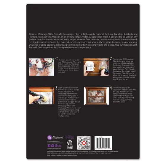 A1 Decoupage Fiber - Koi Pond - 1 sheet, A1 size {3}