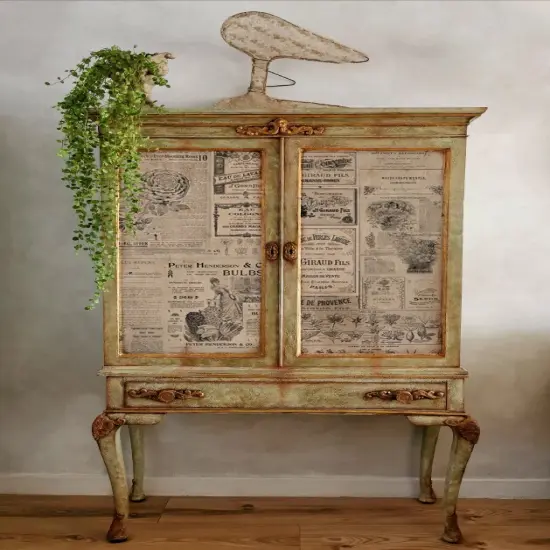 Decoupage Decor Tissue Paper - Newsprint - 1 sheet, 19"x30" {2}