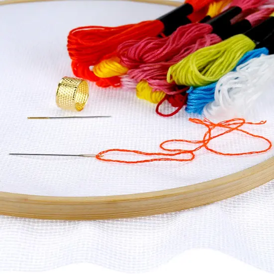 2 Pieces 14 Count Big Size White Aida Cross Stitch Fabric, Classic Reserve Aida Cloth {4}