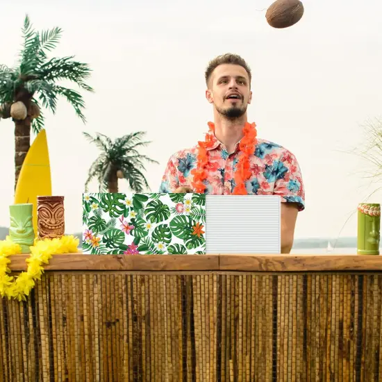 Hawaiian Luau Party Supplies Aloha Happy Birthday Napkins Disposable Tropical Tiki Themed Luncheon Paper Napkins Hawaiian Party Table decorations (100 Pack) {4}