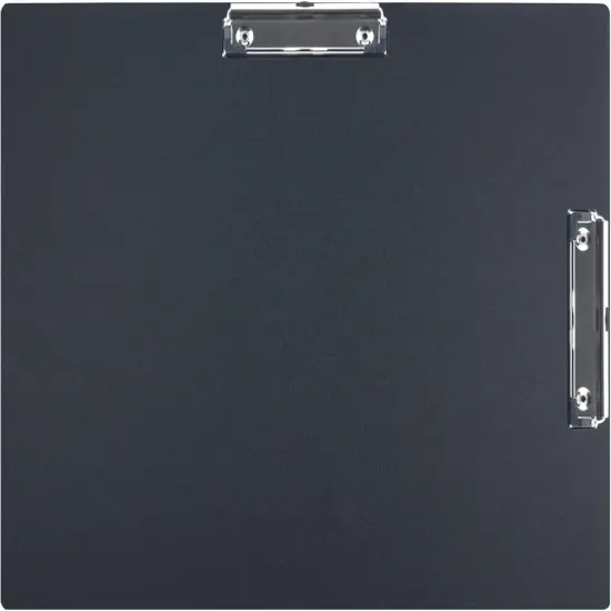 11x17 clipboard Double Clip Extra Large Clipboard Low Profile Clip 11 x 17 Clipping Board Light Weight Not Fragile Plastic Black Pack of 1 {1}