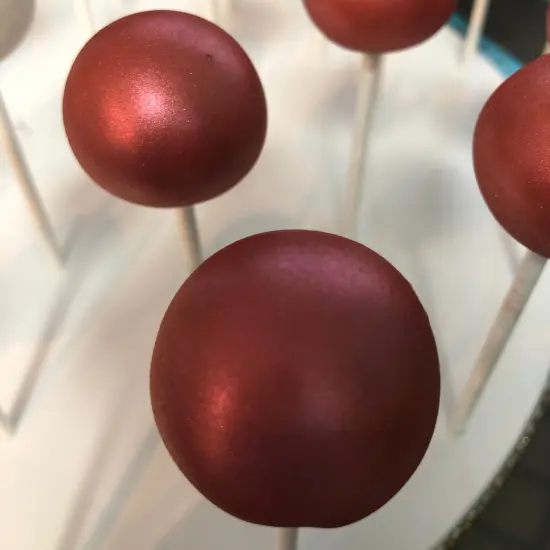 Bakell - Metallic Maroon Luster Dust (4g, 1x Pump) Edible Vegan Dust & Paint for Baking, Desserts and Beverages {4}