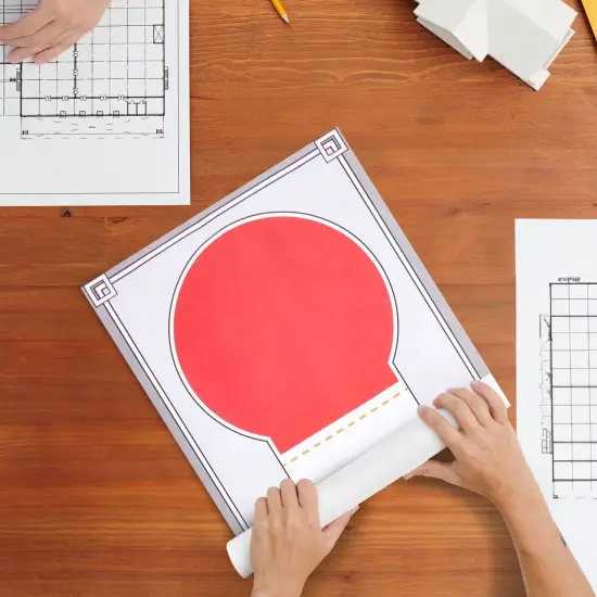 5 Pack Giant Fundraising Thermometer for Goal Setting, Tracker Chart for School, Office (48x11 inch) {6}