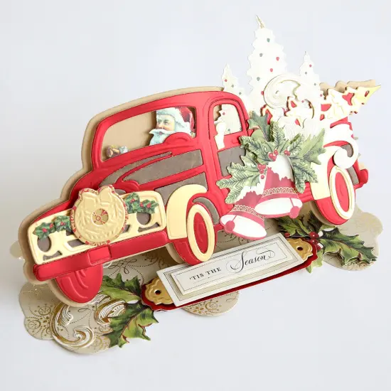 Christmas Truck Easel Die {4}