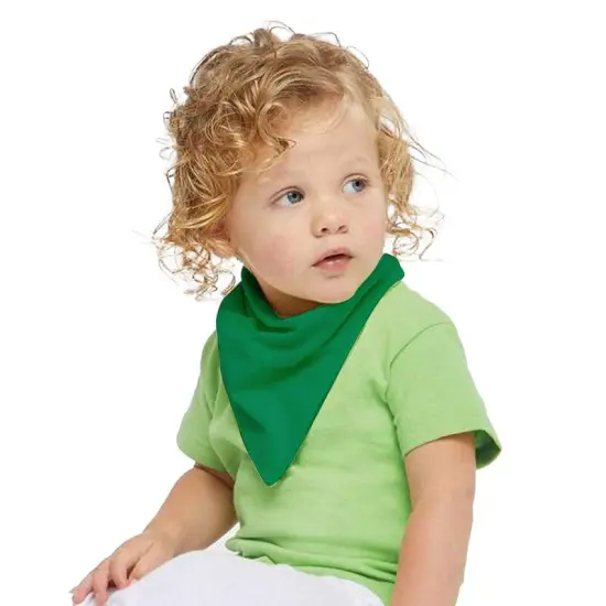 Rabbit Skins&reg; Infant Cotton Jersey Bandana Bib Royal/ white {8}