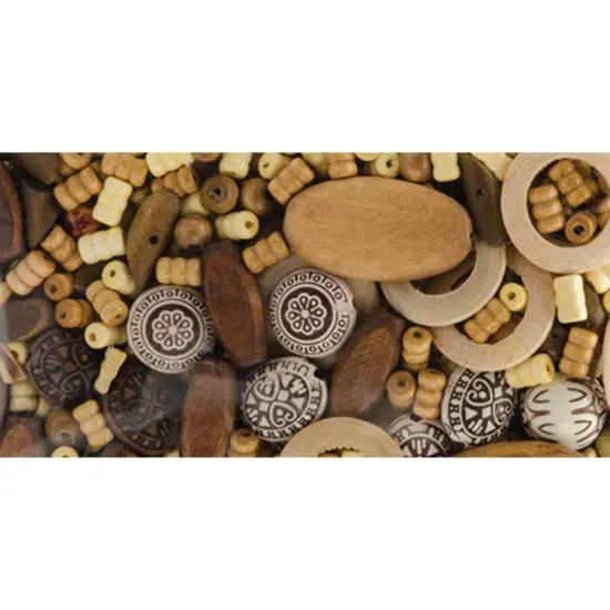 CousinDIY Jewelry Basics Wood Beads 5.3oz-#1 {3}