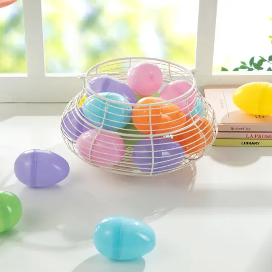 120 PCS/ 180 PCS Easter Plastic Fillable Eggs in 6 Assorted Colors {8}