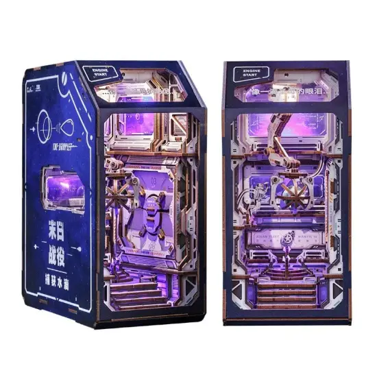 Book Nook Wizardi Miniature - Catching the Droplet Roombox Kit {1}