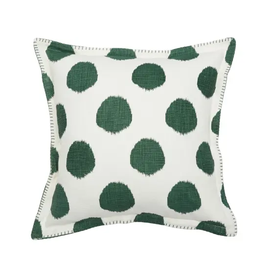 Jungle Dot Printed Throw Pillow, 20" x 20" {1}