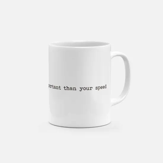 Your Direction is More Important than Your Speed Mug {3}