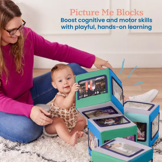 Picture Me Blocks, Activity Cubes, 4-Piece Contemporary {3}