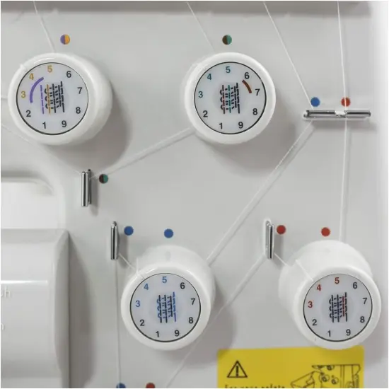 JUKI MO-655 2/3/4/5 Thread Serger Sewing Machine with Pearl Finish {3}