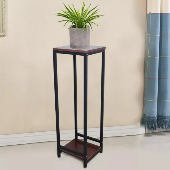 Yard Flower Pot Holder Indoor/Outdoor 37.4 inch Metal Plant Stand Tall Pedestal {2}