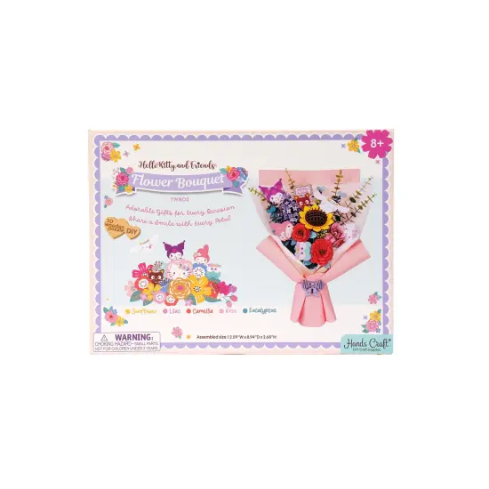 Hello Kitty&reg; and Friends Flower Bouquet - 3D Wooden Puzzle {3}