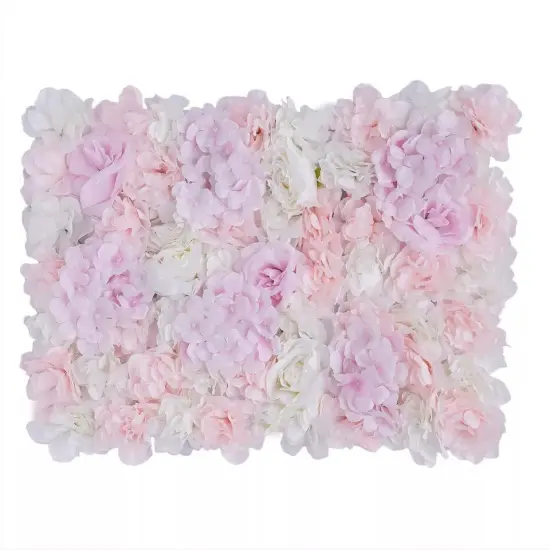 12 pcs Artificial Hydrangea Flower Wall Panel Party Garden Wedding Party Decor {3}