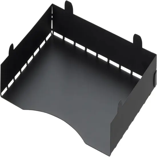 IRIS USA Metal Stackable Letter Tray Paper Organizer, Black - 4Pack {5}