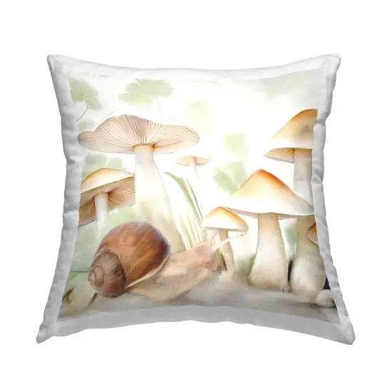 Moth with Floral Wings Decorative Printed Throw Pillow Design by Leah Straatsma, 18 x 7 x 18 {1}