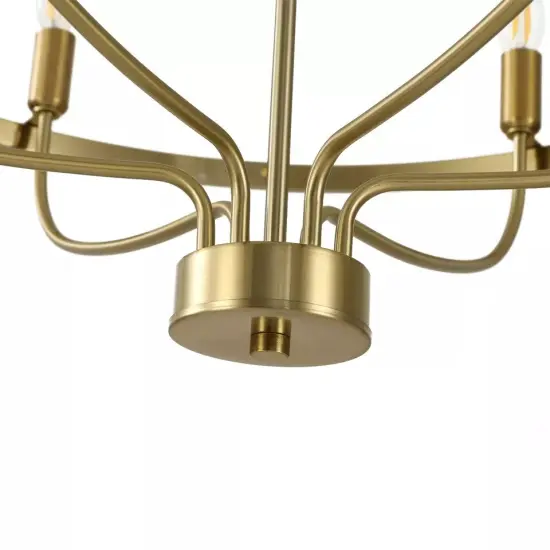 Industrial Retro Ceiling Light Pendant Lamp Rustic Iron Round Candle Chandelier {2}