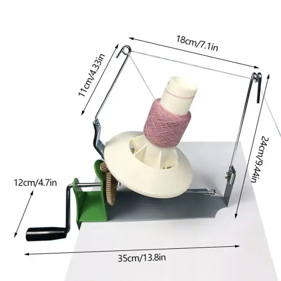 Yarn Ball Winder Jumbo Nylon Fiber/Wool/String Ball Winder Hand Operated Top {4}