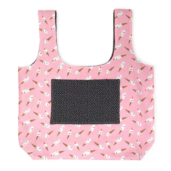 Crosscut Sewing Co.&reg; Foldable Shopping Bag Sewing Kit - Beginner Sewing Project Kit Ice cream {4}