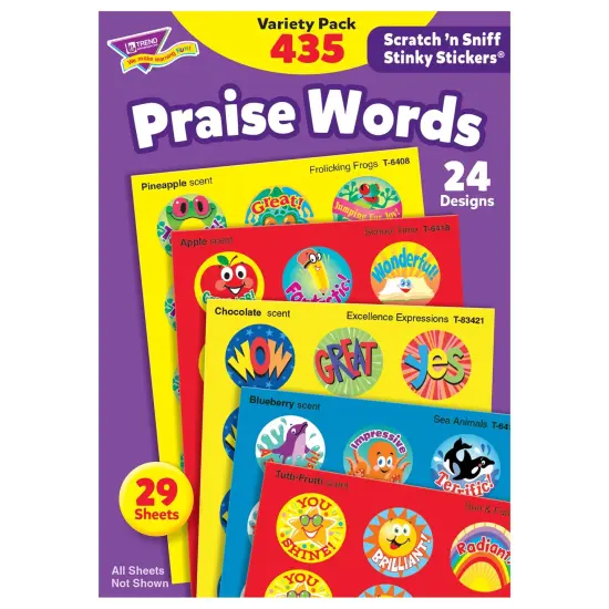 Praise Words Stinky Stickers&reg; Variety Pack, 435 ct {1}