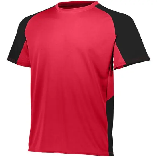 Augusta Sportswear&reg; Youth Cutter Jersey RED/ BLACK {1}