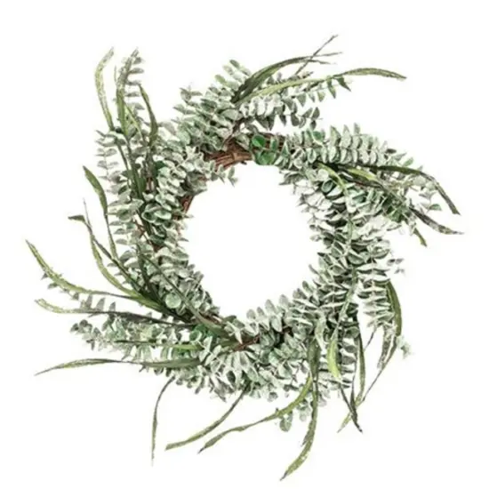 Winter Sparkle Eucalyptus Wreath {1}