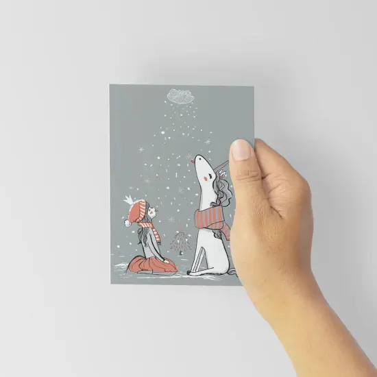 Magical Unicorn Christmas Greeting Cards Boxed Set of 24 Holiday Notecards Featuring Enchanting Unicorn and Child Design, Perfect for Kids, Girls, and Whimsical Festive Wishes {2}