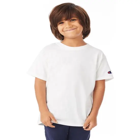 Champion&reg; Youth Short-Sleeve T-Shirt WHITE {1}