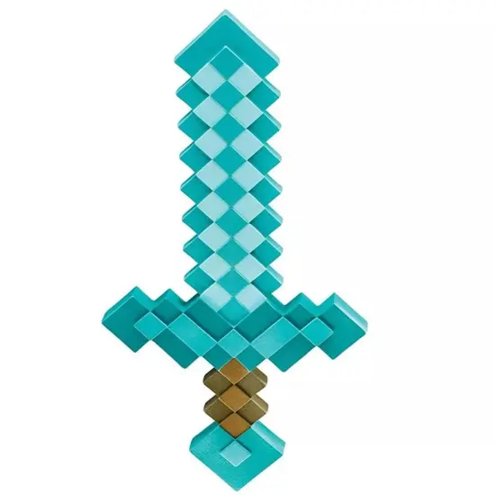 Minecraft 20 inch Plastic Costume Sword for Cosplay or Roleplay {1}