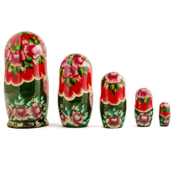Set of 5 Fairy Tale Nesting Dolls 7 Inches {3}