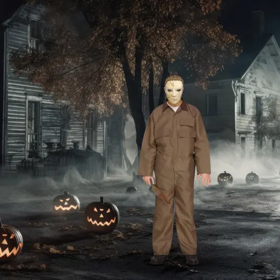 Halloween Michael Myers Beginning Memory Flex Teen Costume Mask {3}