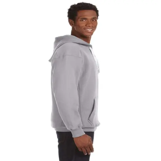 J America&reg; Adult Sport Lace Hooded Sweatshirt ASH HEATHER {6}