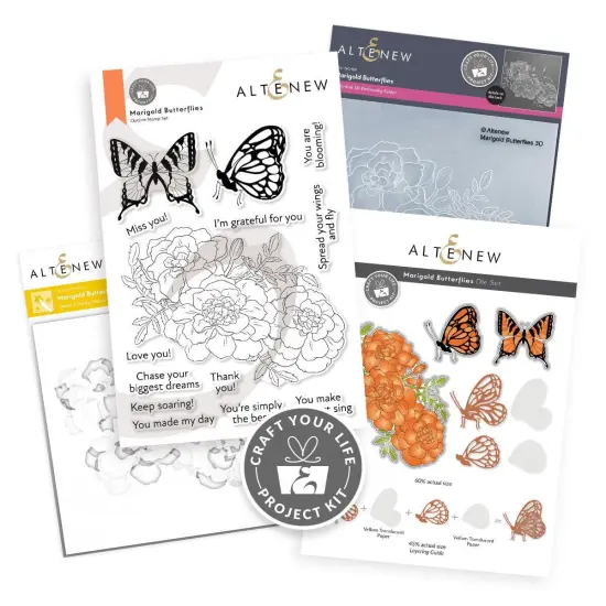 Craft Your Life Project Kit: Marigold Butterflies {1}
