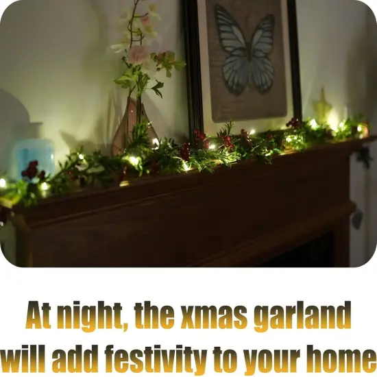 6.5FT Christmas Garlands {5}