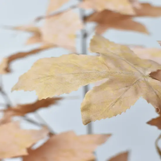 34" Faux Tan Maple Leaf Bundle (includes 2 Stems) {4}
