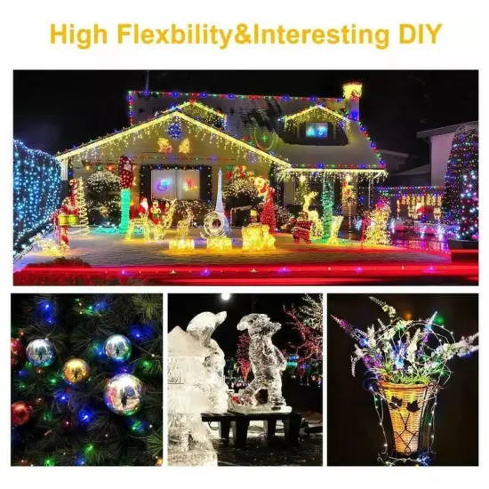 Kitcheniva Christmas Solar Power String Fairy LED Lights {4}