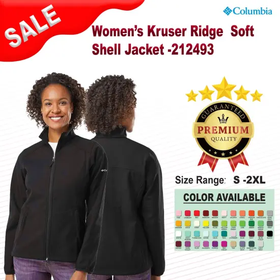 Columbia&reg; Women&rsquo;s Kruser Ridge Soft Shell Jacket Black {2}
