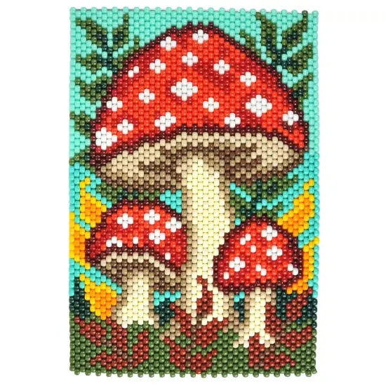 HerrschnersForest Mushroom Pony Bead Kit Multi {1}
