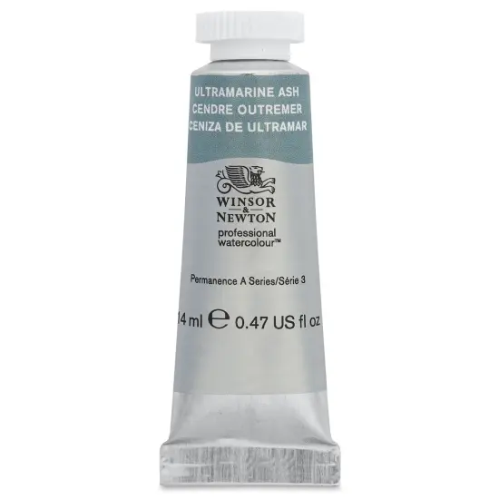 Winsor & Newton Professional Watercolor - Ultramarine Ash, 14 ml Tube {1}