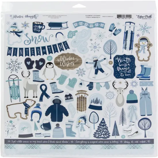 Echo Park Collection Kit 12"X12"-Winter Magic {3}